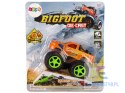 Auto Resorak Z Naciągiem Monster Truck Big Foot Gumowe Opony Rampa