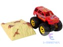 Auto Resorak Z Naciągiem Monster Truck Big Foot Gumowe Opony Rampa