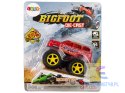 Auto Resorak Z Naciągiem Monster Truck Big Foot Gumowe Opony Rampa