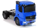 Duża Ciężarówka R/C Mercedes Arocs Niebieska 1:20 Kontener 58 cm Długości