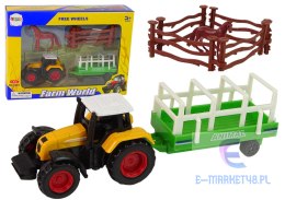 Zestaw Farma Traktor Przyczepa Koń 1:64