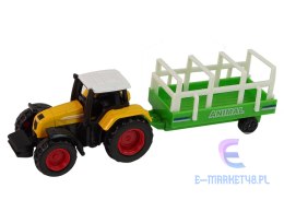 Zestaw Farma Traktor Przyczepa Koń 1:64