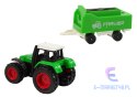 Zestaw Farma Traktor Przyczepa Koń Stajnia 1:64