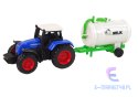 Zestaw Farma Traktor Zbiornik Na Mleko Krowa 1:64