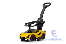 Lamborghini QLS-996T Ride-on With Pusher Yellow