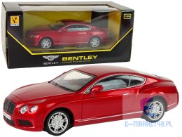 Samochód Bentley 1:24 Napęd Frykcyjny Czerwony