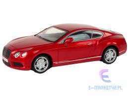 Samochód Bentley 1:24 Napęd Frykcyjny Czerwony