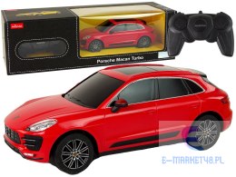 Auto R/C Porsche Macan Turbo 1:24 Rastar Czerwony