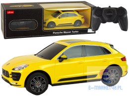 Auto R/C Porsche Macan Turbo 1:24 Rastar Żółty