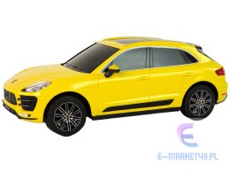 Auto R/C Porsche Macan Turbo 1:24 Rastar Żółty