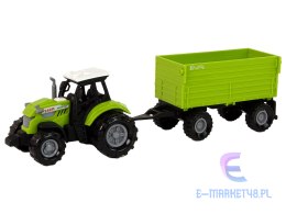 Traktor z Przyczepą Zielony Farma