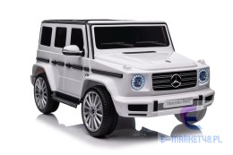 Pojazd Na Akumulator Mercedes G500 Biały 4x4