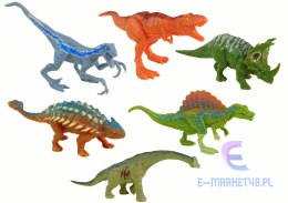 Zestaw Figurki Dinozaury 6 sztuk Kolorowe