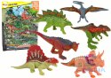 Zestaw Figurki Dinozaury 6 sztuk Kolorowe