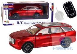 Auto RC 1:24 Samochód Pojazd E-9 Aluminiowy Zdalnie Sterowane Czerwone