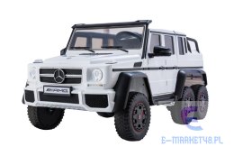 Auto Na Akumulator Mercedes G63 6x4 24V Biały