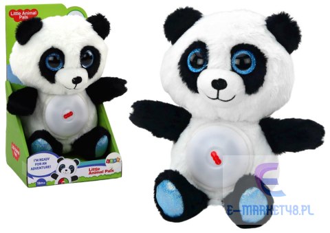 Miś Panda Usypiacz Lampka Kołysanki Przytulanka Maskotka 30 cm