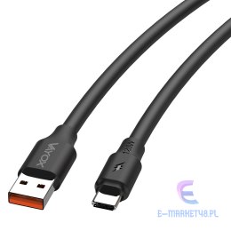 Kabel USB-USB-C dwie końcówki 120W 3A 1m czarny