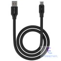 Kabel USB-USB-C dwie końcówki 120W 3A 1m czarny