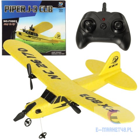 Samolot zdalnie sterowany na pilota RC FX803 Piper 150mah