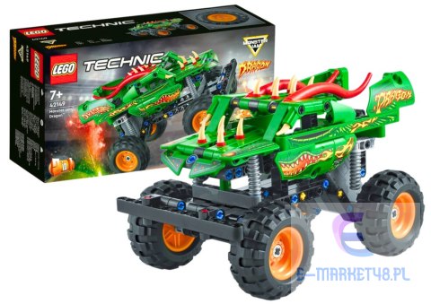 Klocki LEGO TECHNIC Monster Jam Dragon 42149