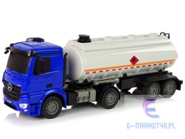 Ciężarówka Cysterna R/C Mercedes Arocs Niebieska 1:26 Woda