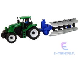 Zielony Traktor z Pługiem Farma