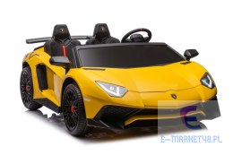 Auto Na Akumulator Lamborghini XXL A8803 Żółte 24V