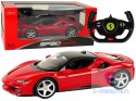 Auto R/C Ferrari SF90 1:14 Rastar Czerwone