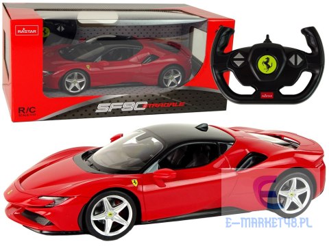 Auto R/C Ferrari SF90 1:14 Rastar Czerwone