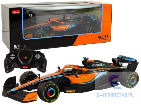 Auto R/C Wyścigówka McLaren F1 1:18 Pomarańczowy