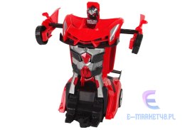 Auto Robot Transformer 2w1 Pilot R/C Zdalnie sterowane Czerwony