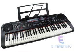 Keyboard Organy 328-06 Mikrofon Zasilacz Czarny