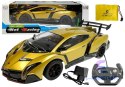 Auto Zdalnie Sterowane R/C Wyścigowe 1:10 Złote