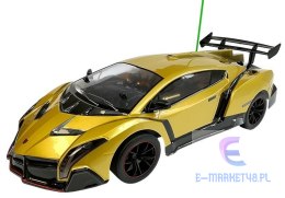 Auto Zdalnie Sterowane R/C Wyścigowe 1:10 Złote