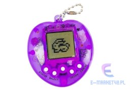 Gra Elektroniczna Tamagotchi Fioletowa z krótkim łańcuszkiem