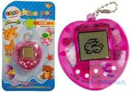 Gra Elektroniczna Tamagotchi Różowa z krótkim łańcuszkiem