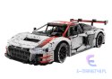 Klocki Konstrukcyjne Auto RC 1:8 Audi R8 GT3 Rastar Białe 3322 Elementy