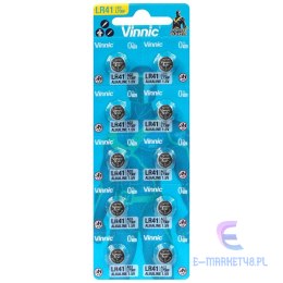 Bateria alkaiczna guzikowa Vinnic LR41 LR736 blister 10szt