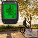 RALLEX Licznik rowerowy wodoodporny przewodowy prędkościomierz 25w1 LCD