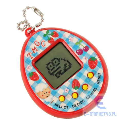 Tamagotchi gra elektroniczna dla dzieci jajko czerwony