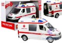 Auto Karetka Pogotowia Ambulans Efekty Gra Świeci