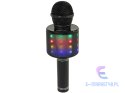 Mikrofon Bezprzewodowy USB Głośnik Nagrywanie Karaoke Model WS-858 Czarny