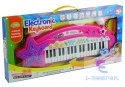 Keyboard Organki 37 Klawiszy MP3 Mikrofon Różowe