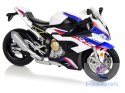 Motocykl Model BMW S1000RR Biały Dźwięki Światła