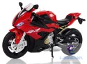 Motocykl Model BMW S1000RR Czerwony Dźwięki Światła