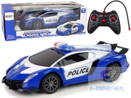 Auto Wyścigowe Policja R/C Zdalnie Sterowane Policyjne + Akumulator