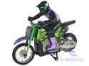 Motor Crossowy Zdalnie Sterowany 1:18 2.4G Fioletowy 15 km/h