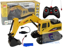 Pojazd Koparka R/C 1:24 Żółta