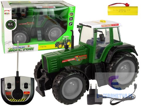 Zielono-Czarny Traktor R/C Zdalnie Sterowany 38 cm